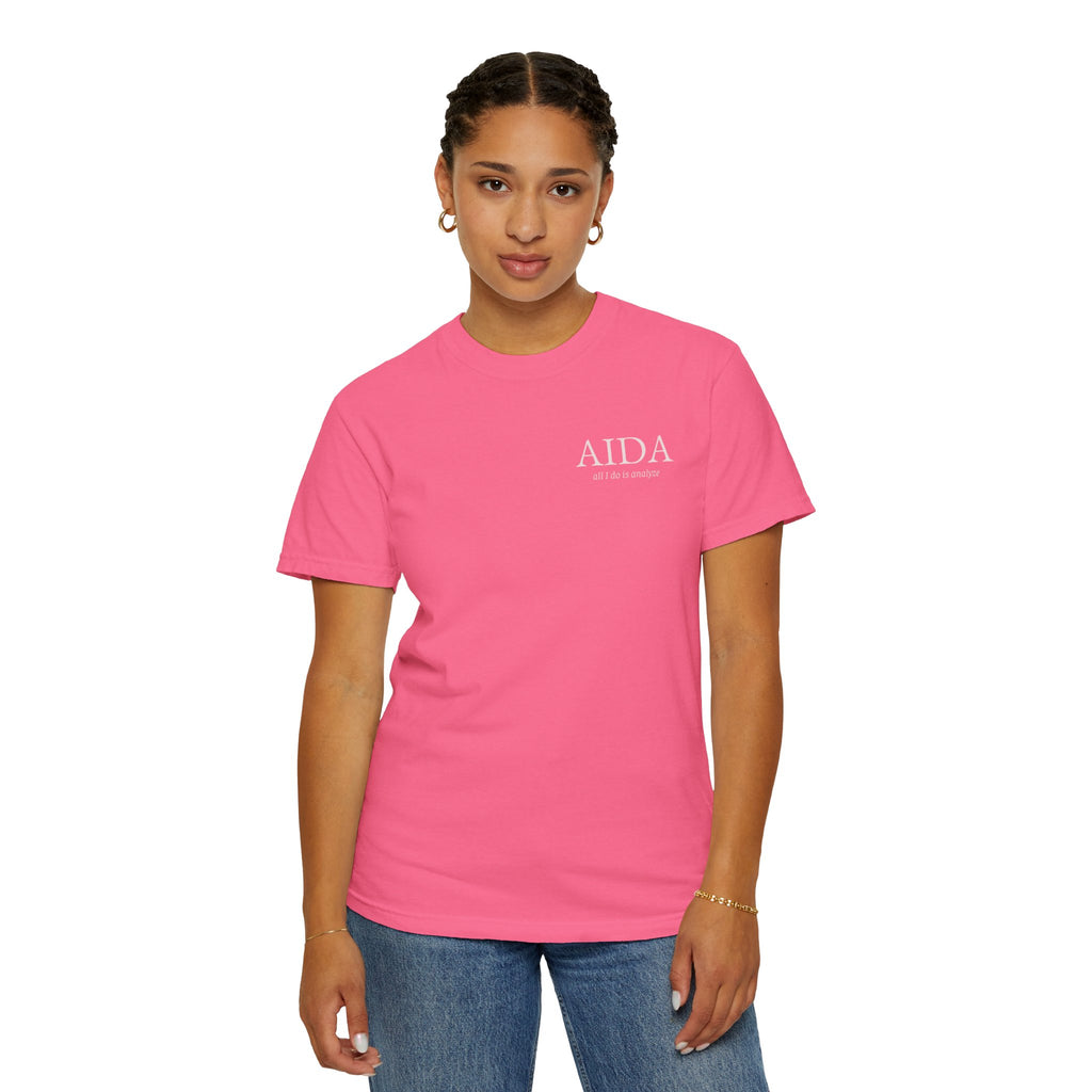 AIDA Shirt, All I Do Is Analyze Tee, Insurance Data Analytics Shirt, Insurance Analyst Apparel, AIDA Designation Gift