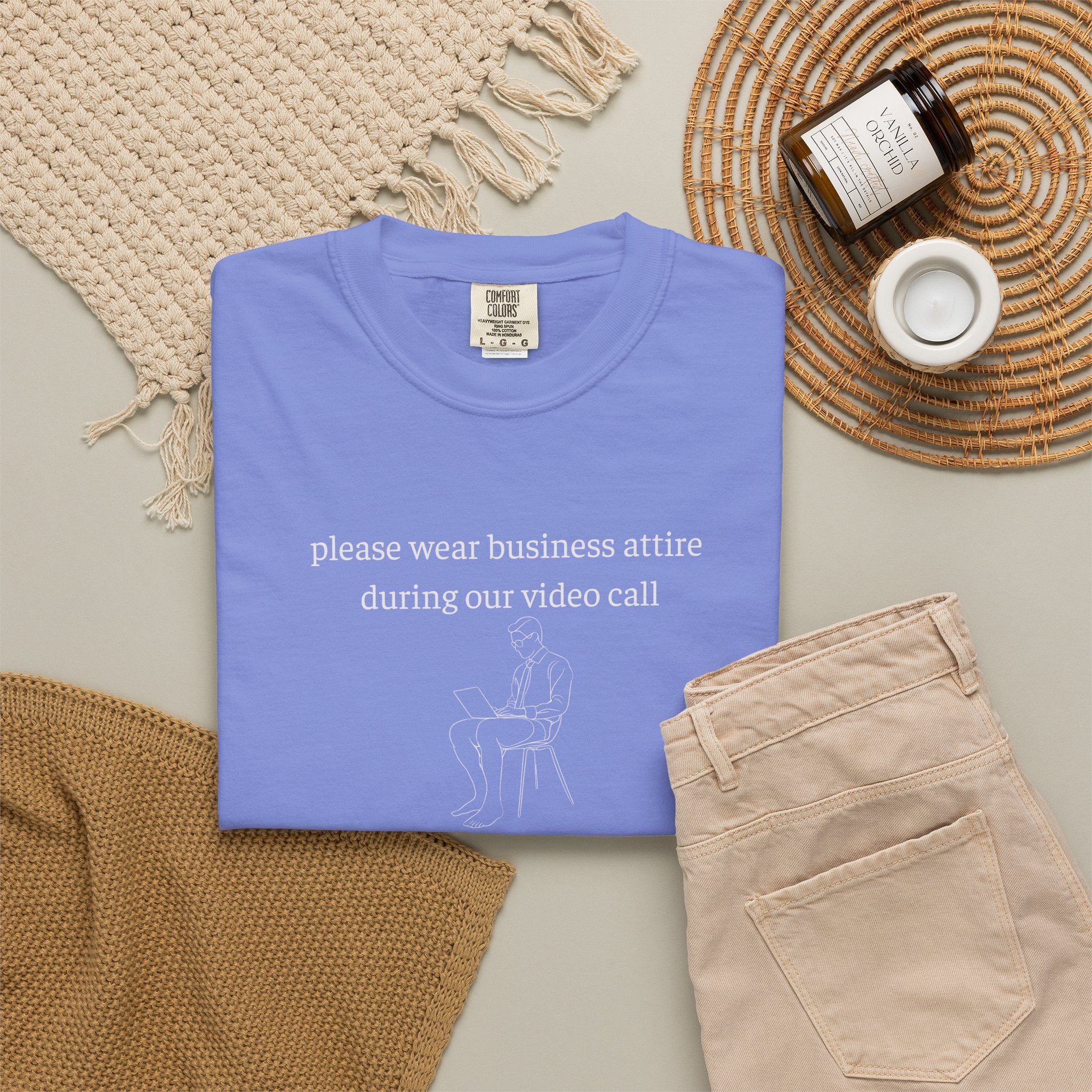 Please Wear Business Attire Shirt, Video Call Humor Tee, Remote Work Shirt, Office Humor Apparel, Work From Home Gift