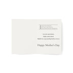 Premium Motherhood Overtime Card | Minimalist Mothers Day Stationery | Boutique Corporate Mom Gift | Rabbit Mom Burnout Card PTOplease