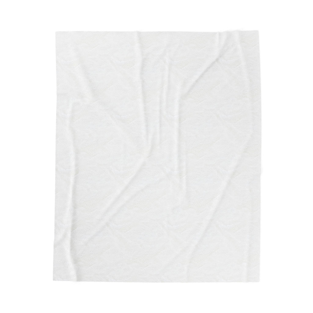 "dreaming in mint condition" velveteen plush blanket