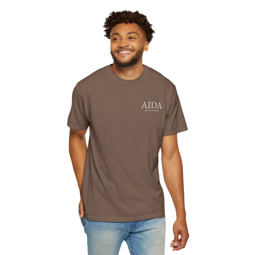 AIDA Shirt, All I Do Is Analyze Tee, Insurance Data Analytics Shirt, Insurance Analyst Apparel, AIDA Designation Gift