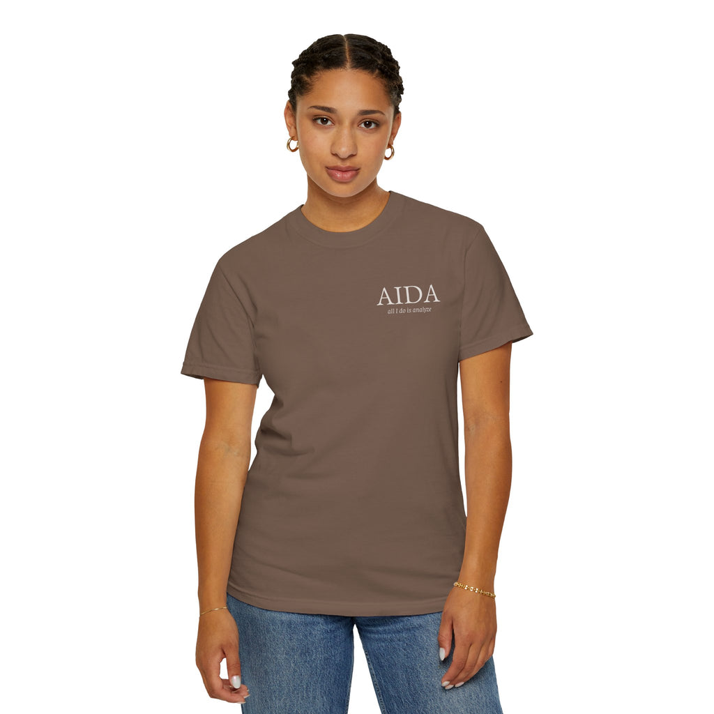AIDA Shirt, All I Do Is Analyze Tee, Insurance Data Analytics Shirt, Insurance Analyst Apparel, AIDA Designation Gift