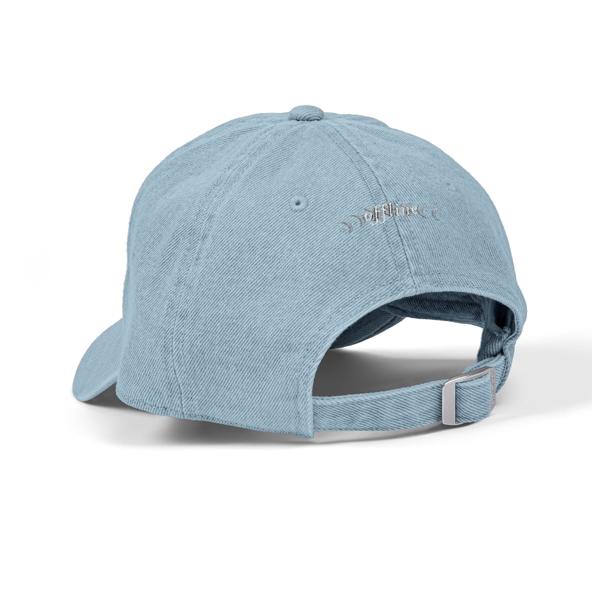 After Hours Out of Office Hat | Luxury Embroidered Denim Hat | Adjustable Baseball Cap for Corporate Burnout & Self Care Gift