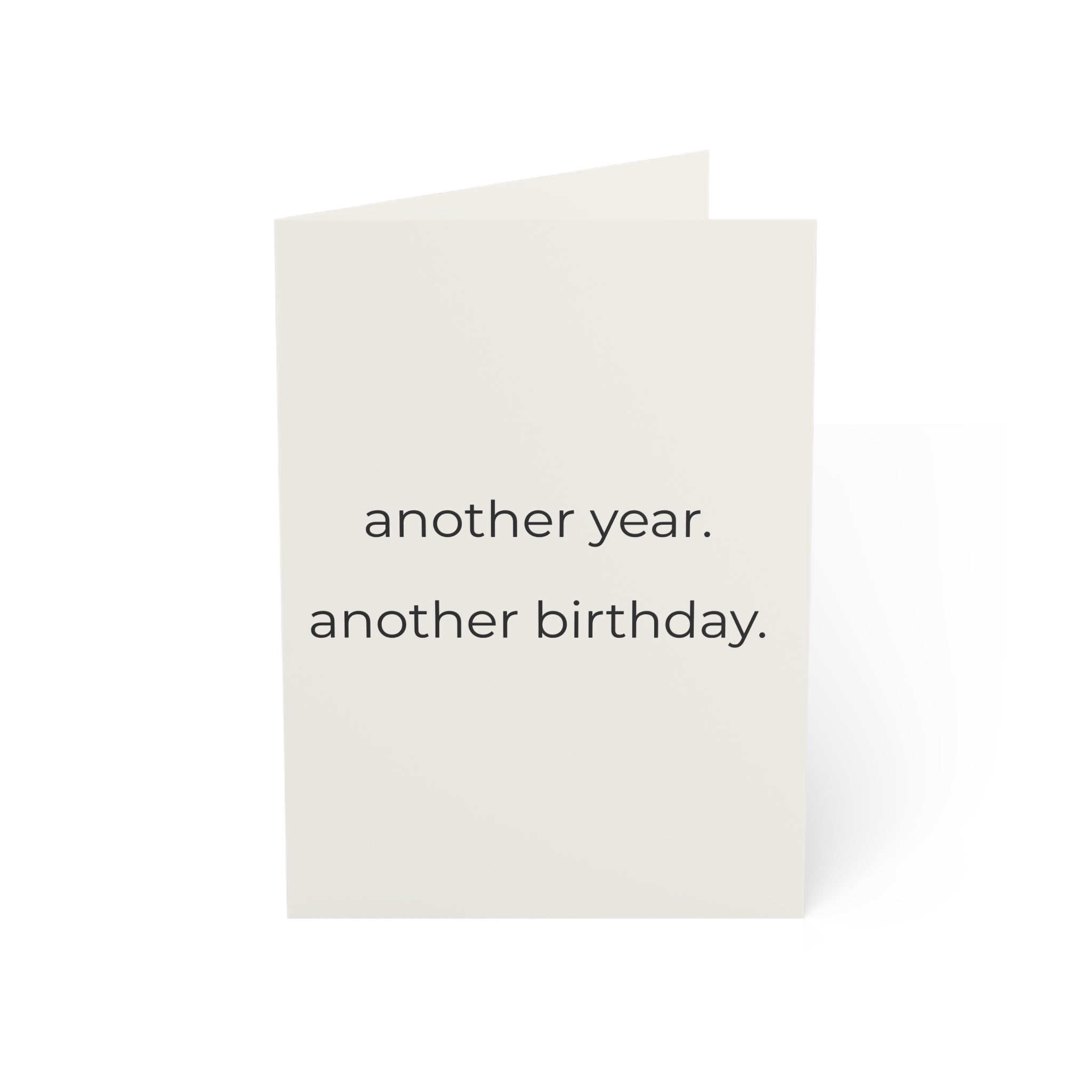 Sarcastic Office Birthday Card, Funny Birthday Card for Coworker, Dry Office Humor Card, Minimal Workplace Birthday Card