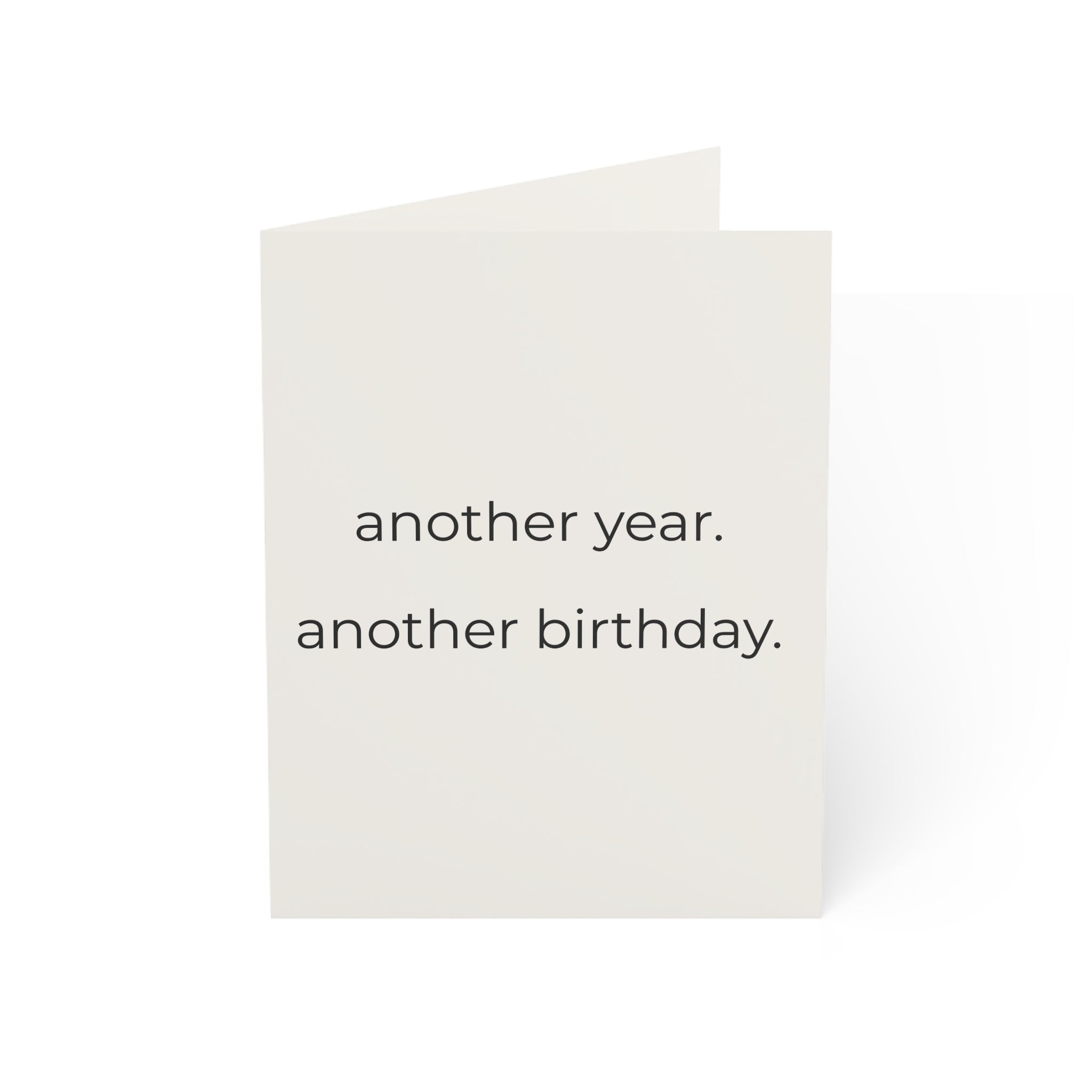 Sarcastic Office Birthday Card, Funny Birthday Card for Coworker, Dry Office Humor Card, Minimal Workplace Birthday Card