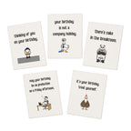 Sarcastic Office Birthday Cards Dry Humor Work Birthday Card for Coworkers - 5 Pack