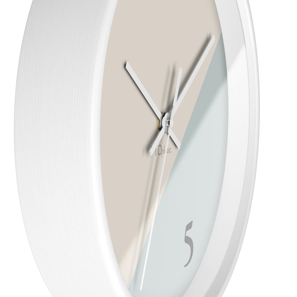 Minimalist 9 to 5 Wall Clock, Modern Office Clock with Lunch Time Design, Workday Humor Decor, Neutral Home Office Wall Art