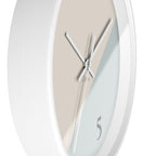 Minimalist 9 to 5 Wall Clock, Modern Office Clock with Lunch Time Design, Workday Humor Decor, Neutral Home Office Wall Art