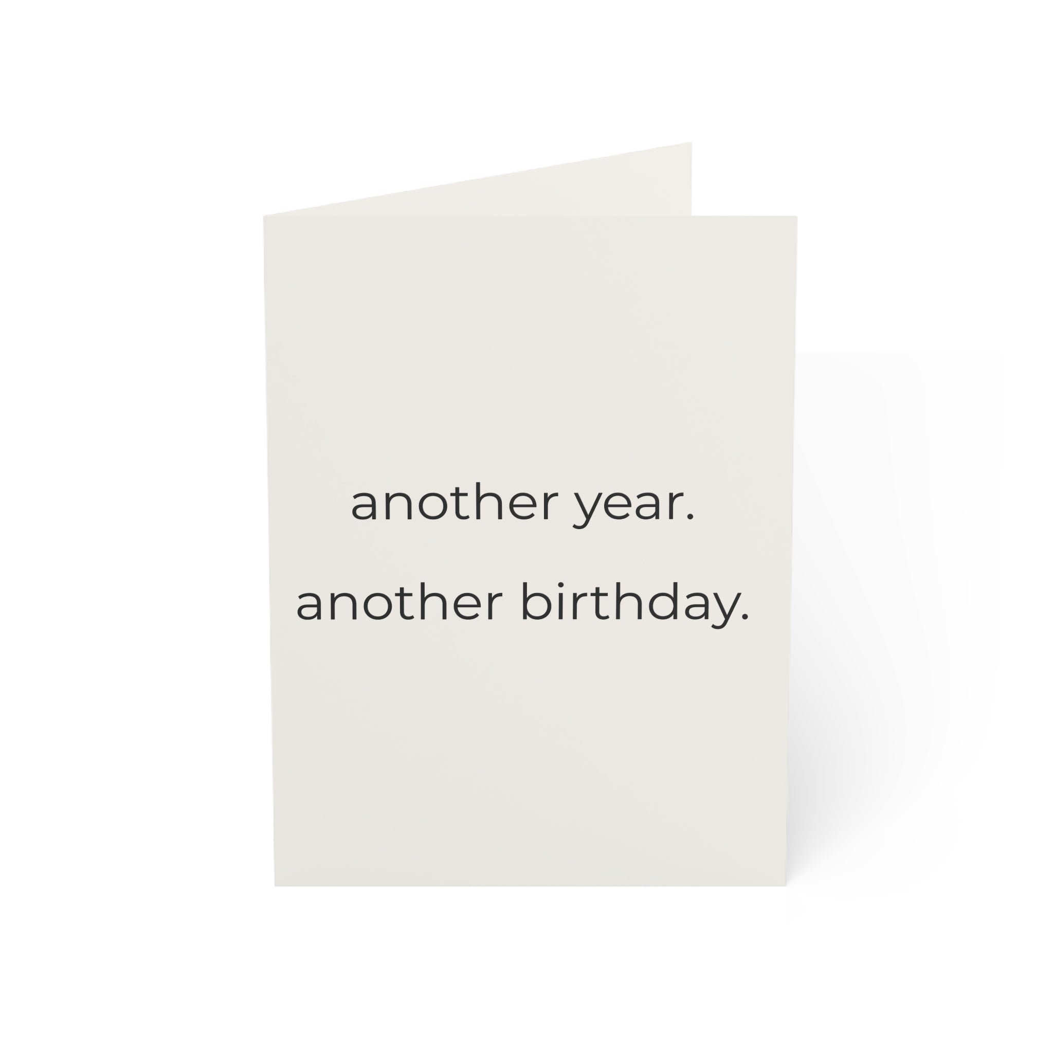 Sarcastic Office Birthday Card, Funny Birthday Card for Coworker, Dry Office Humor Card, Minimal Workplace Birthday Card