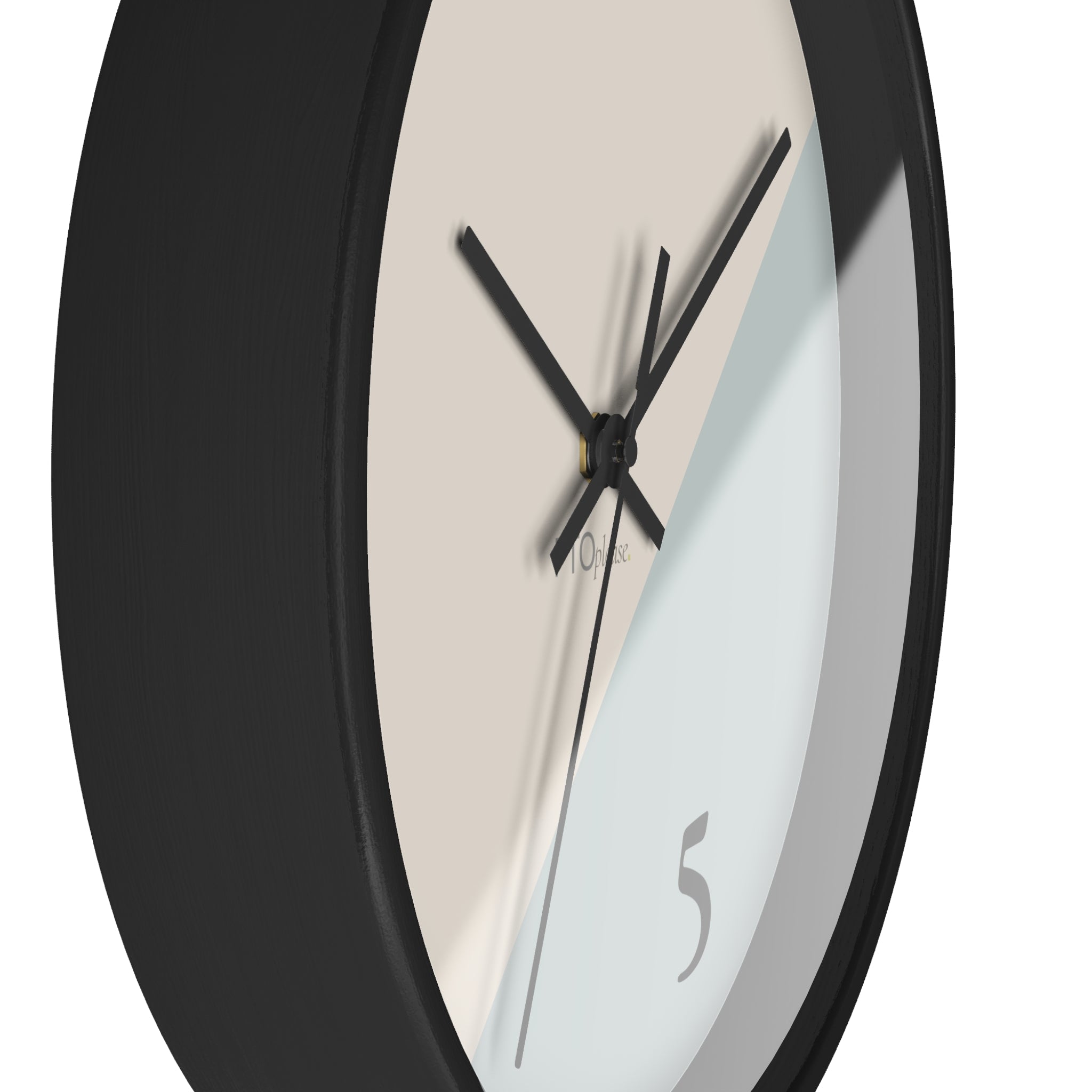 Minimalist 9 to 5 Wall Clock, Modern Office Clock with Lunch Time Design, Workday Humor Decor, Neutral Home Office Wall Art