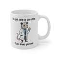 Funny Coffee Badging Mug - Subtle Office Humor for Doctors & Nurses