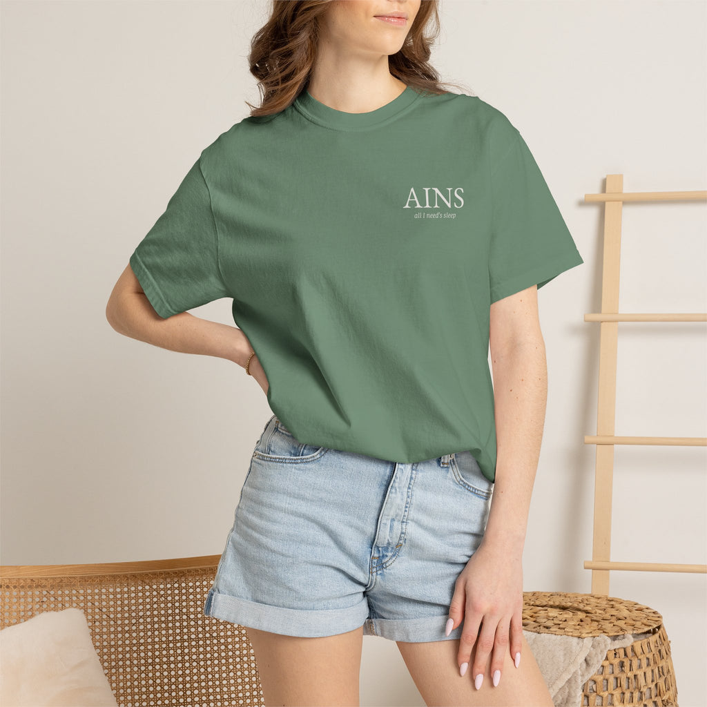 AINS Shirt, Insurance Designation Tee, All I Need Is Sleep Shirt, Insurance Professional Apparel, Underwriter Gift