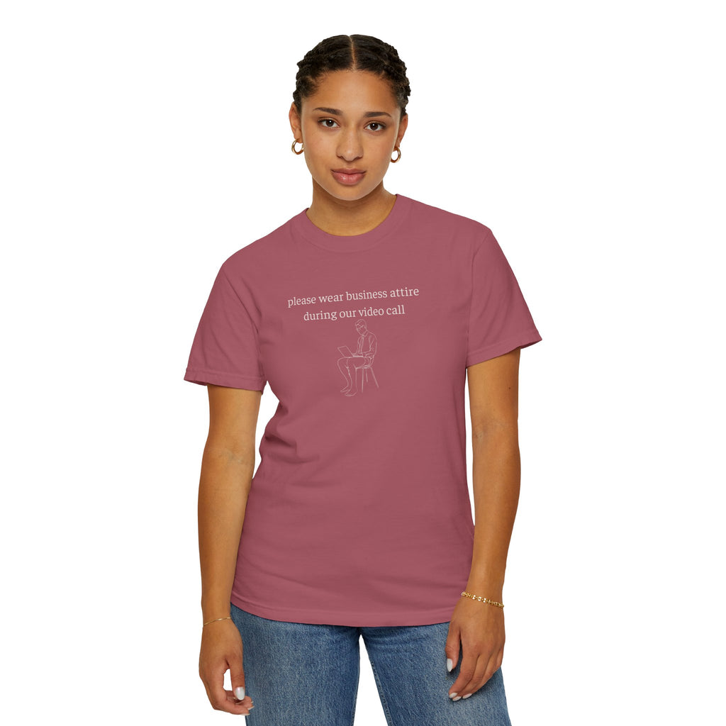 Please Wear Business Attire Shirt, Video Call Humor Tee, Remote Work Shirt, Office Humor Apparel, Work From Home Gift