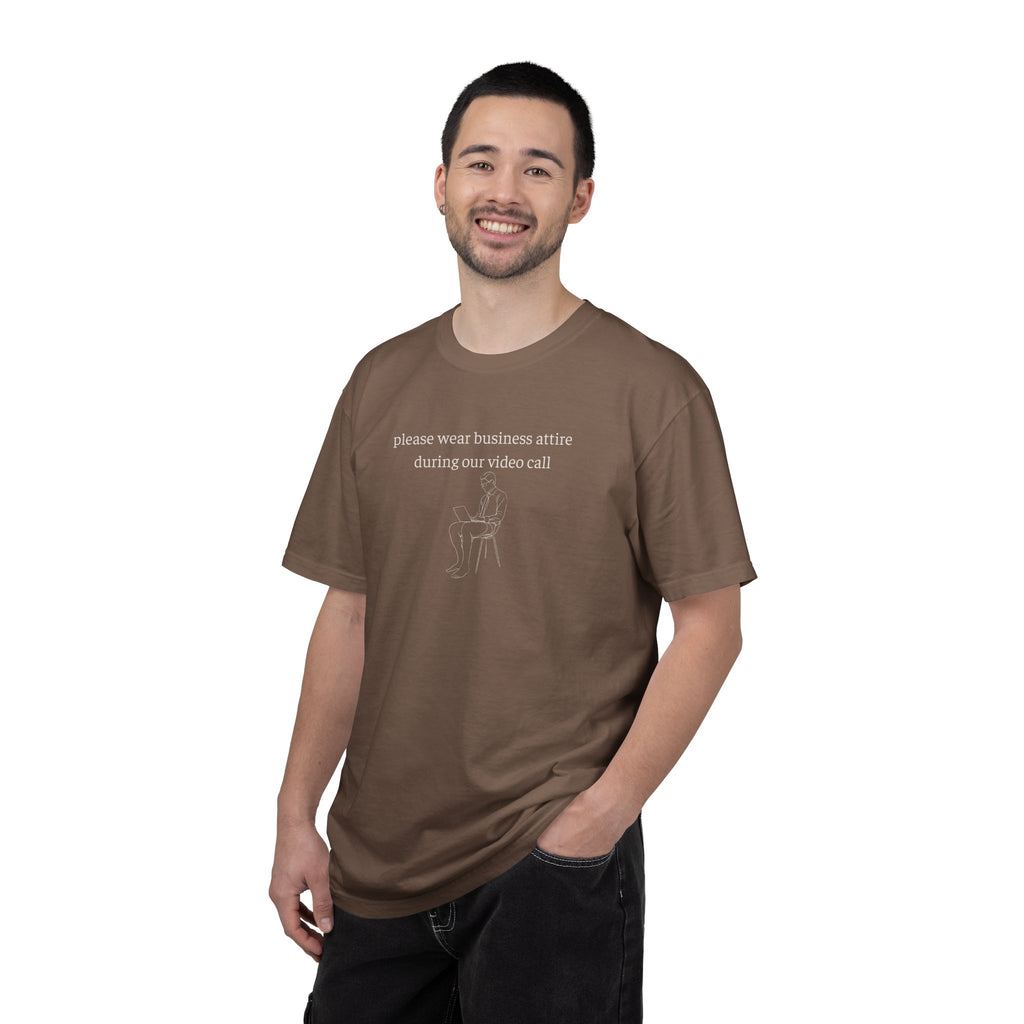 Please Wear Business Attire Shirt, Video Call Humor Tee, Remote Work Shirt, Office Humor Apparel, Work From Home Gift