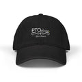 After Hours Out of Office Hat | Luxury Embroidered Denim Hat | Adjustable Baseball Cap for Corporate Burnout & Self Care Gift
