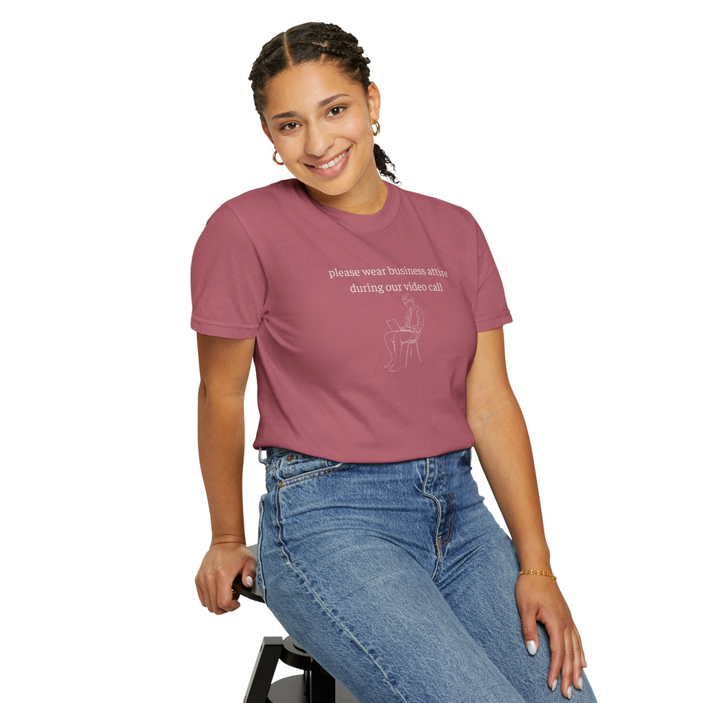 Please Wear Business Attire Shirt, Video Call Humor Tee, Remote Work Shirt, Office Humor Apparel, Work From Home Gift