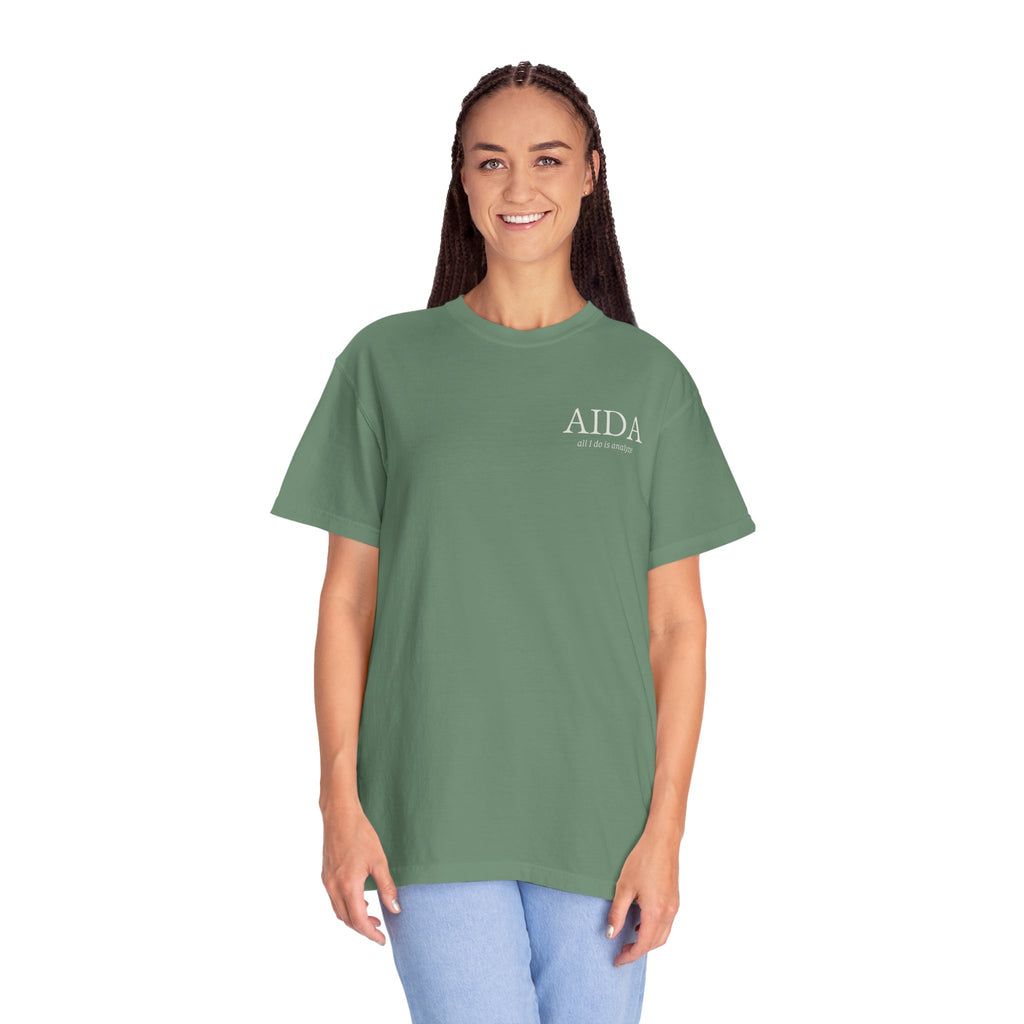 AIDA Shirt, All I Do Is Analyze Tee, Insurance Data Analytics Shirt, Insurance Analyst Apparel, AIDA Designation Gift