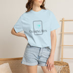 the "chasing hits" essential tee — minimal music logo t-shirt