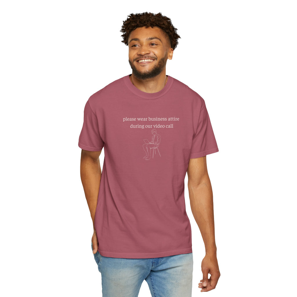 Please Wear Business Attire Shirt, Video Call Humor Tee, Remote Work Shirt, Office Humor Apparel, Work From Home Gift