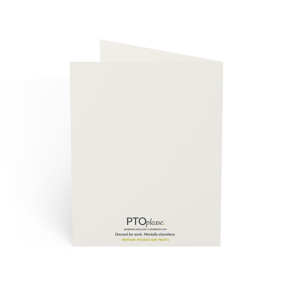 Sarcastic Office Birthday Card, Funny Birthday Card for Coworker, Dry Office Humor Card, Minimal Workplace Birthday Card