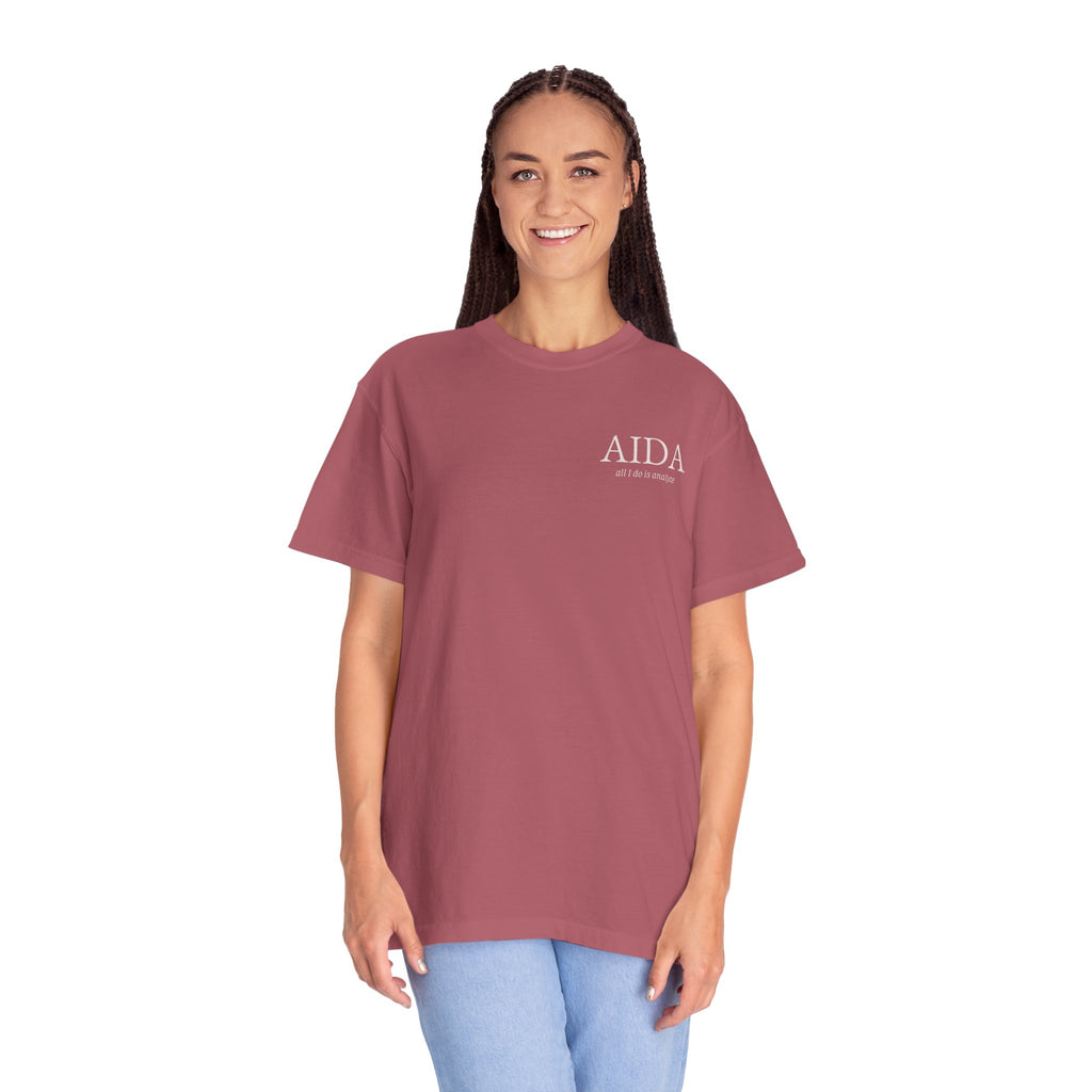 AIDA Shirt, All I Do Is Analyze Tee, Insurance Data Analytics Shirt, Insurance Analyst Apparel, AIDA Designation Gift