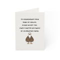 Funny Work Anniversary Card - "Finely Crafted Rectangle of Celebratory Paper"