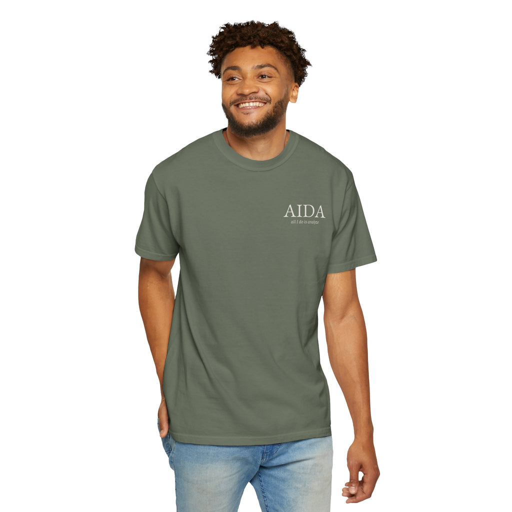 AIDA Shirt, All I Do Is Analyze Tee, Insurance Data Analytics Shirt, Insurance Analyst Apparel, AIDA Designation Gift
