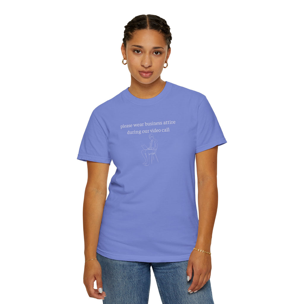 Please Wear Business Attire Shirt, Video Call Humor Tee, Remote Work Shirt, Office Humor Apparel, Work From Home Gift