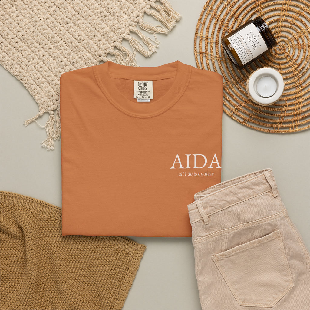AIDA Shirt, All I Do Is Analyze Tee, Insurance Data Analytics Shirt, Insurance Analyst Apparel, AIDA Designation Gift