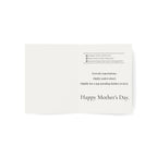 Premium Motherhood Overtime Card | Minimalist Mothers Day Stationery | Boutique Corporate Mom Gift | Rabbit Mom Burnout Card PTOplease