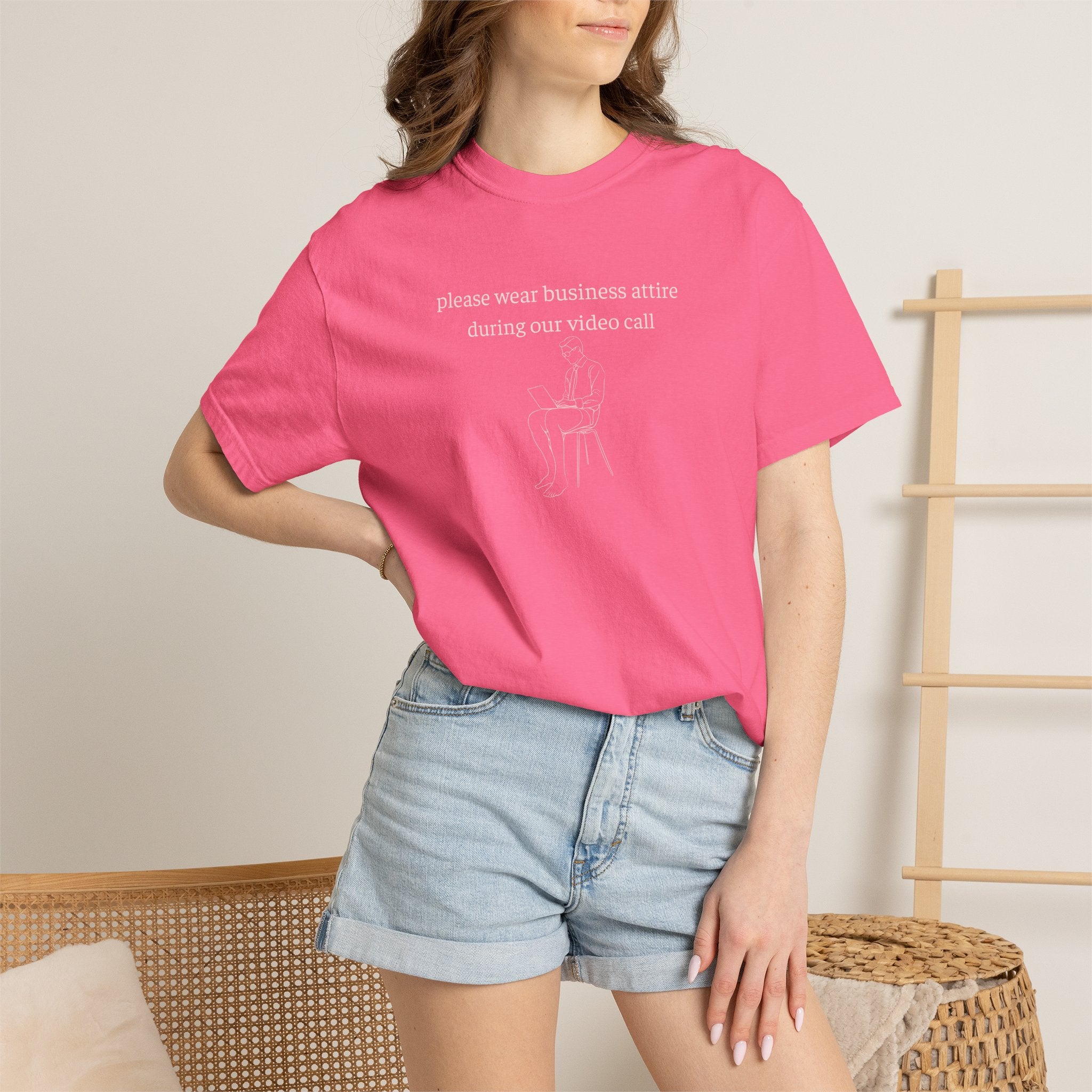 Please Wear Business Attire Shirt, Video Call Humor Tee, Remote Work Shirt, Office Humor Apparel, Work From Home Gift