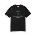 the "chasing hits" essential tee — minimal music logo t-shirt
