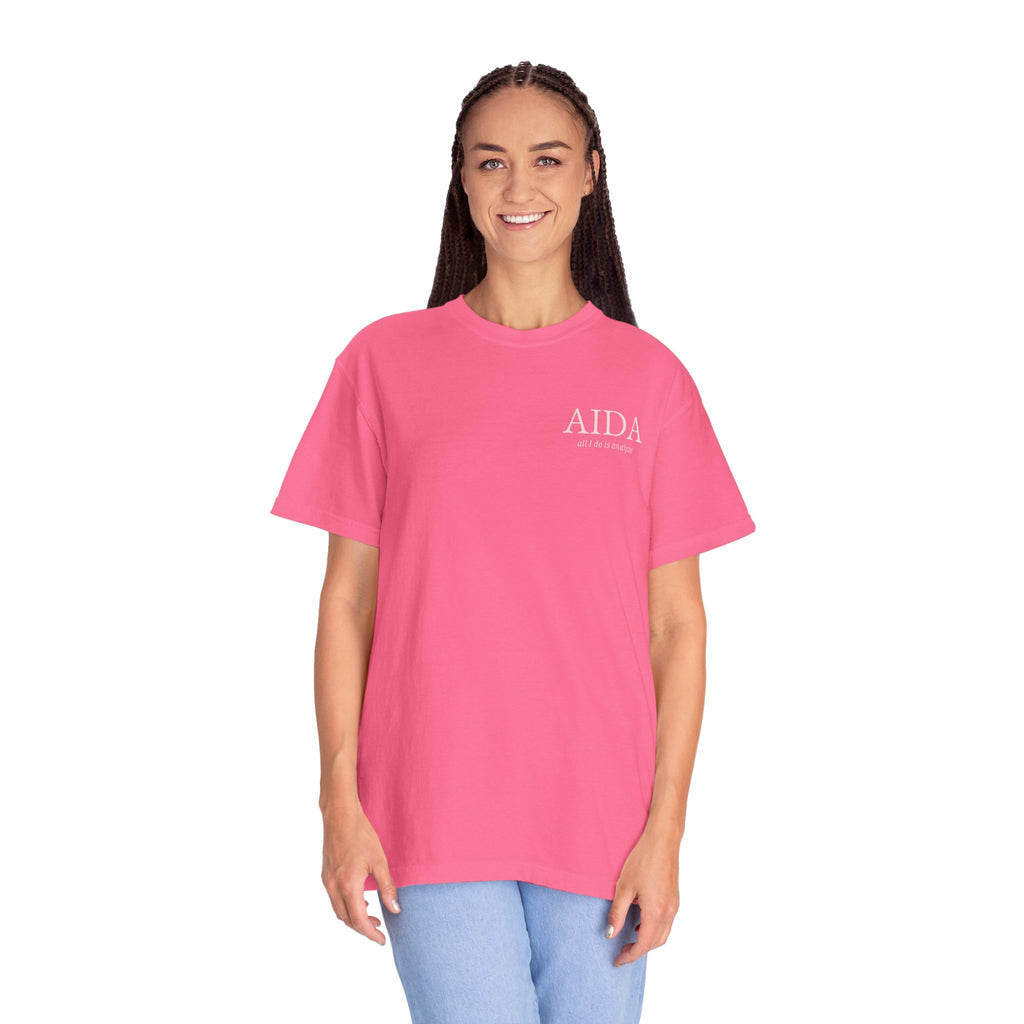 AIDA Shirt, All I Do Is Analyze Tee, Insurance Data Analytics Shirt, Insurance Analyst Apparel, AIDA Designation Gift