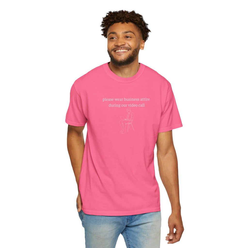 Please Wear Business Attire Shirt, Video Call Humor Tee, Remote Work Shirt, Office Humor Apparel, Work From Home Gift