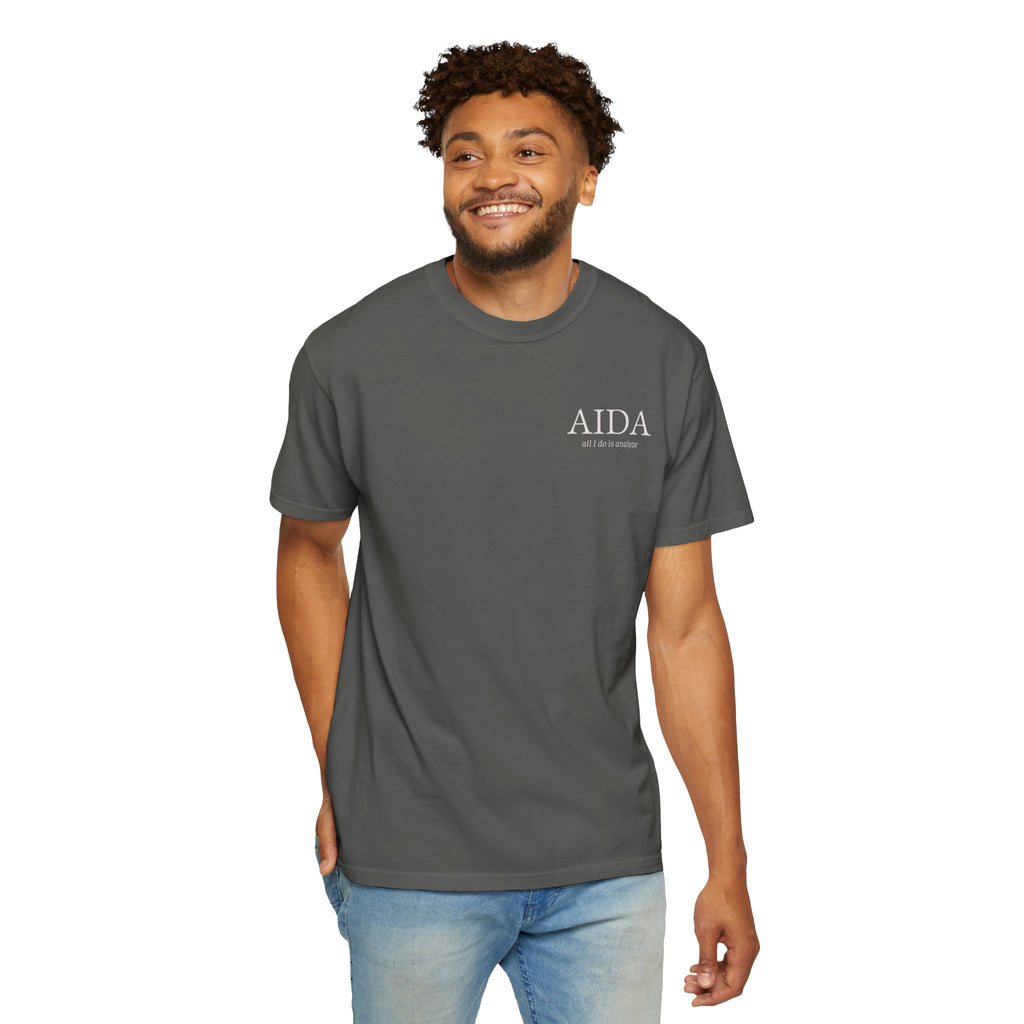 AIDA Shirt, All I Do Is Analyze Tee, Insurance Data Analytics Shirt, Insurance Analyst Apparel, AIDA Designation Gift