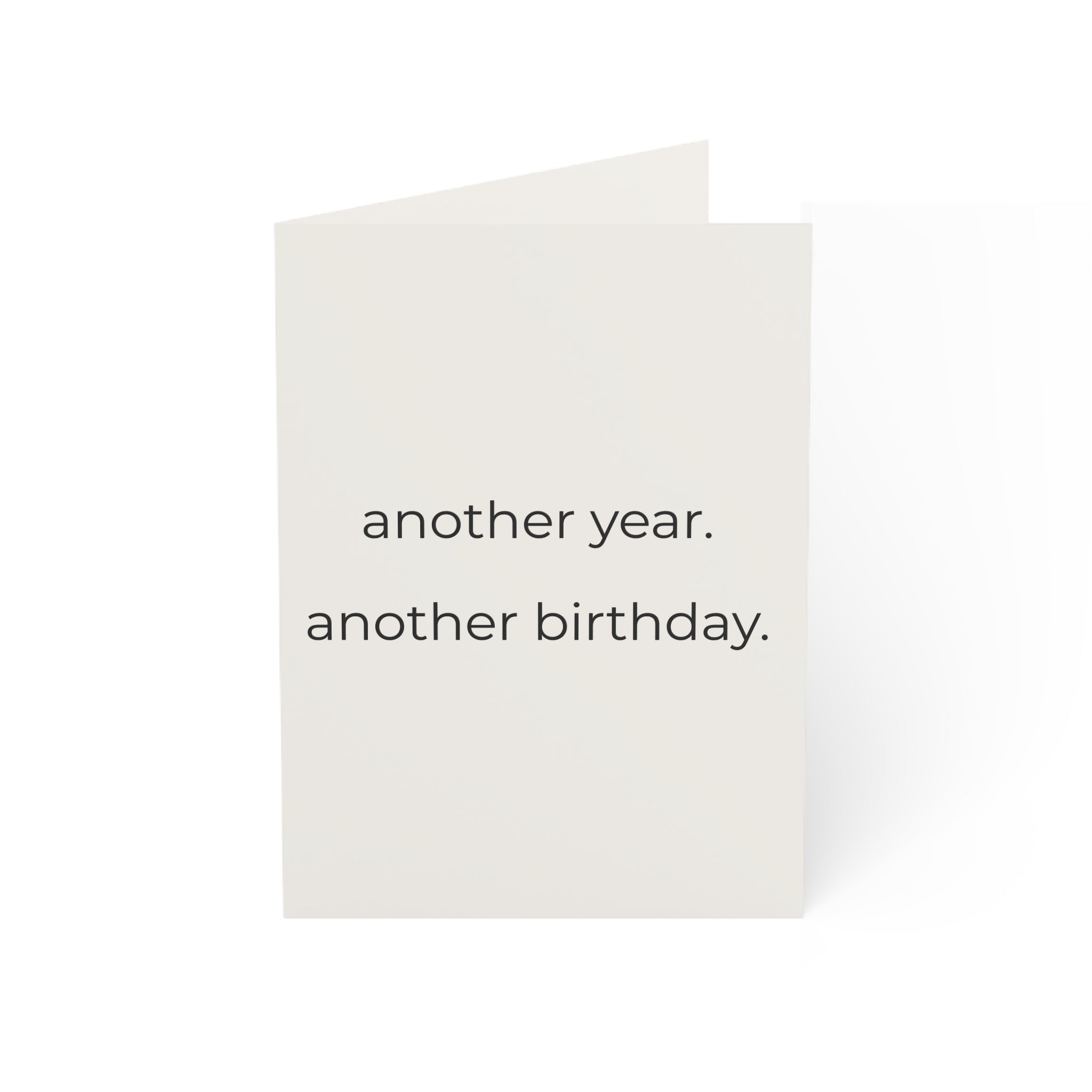 Sarcastic Office Birthday Card, Funny Birthday Card for Coworker, Dry Office Humor Card, Minimal Workplace Birthday Card
