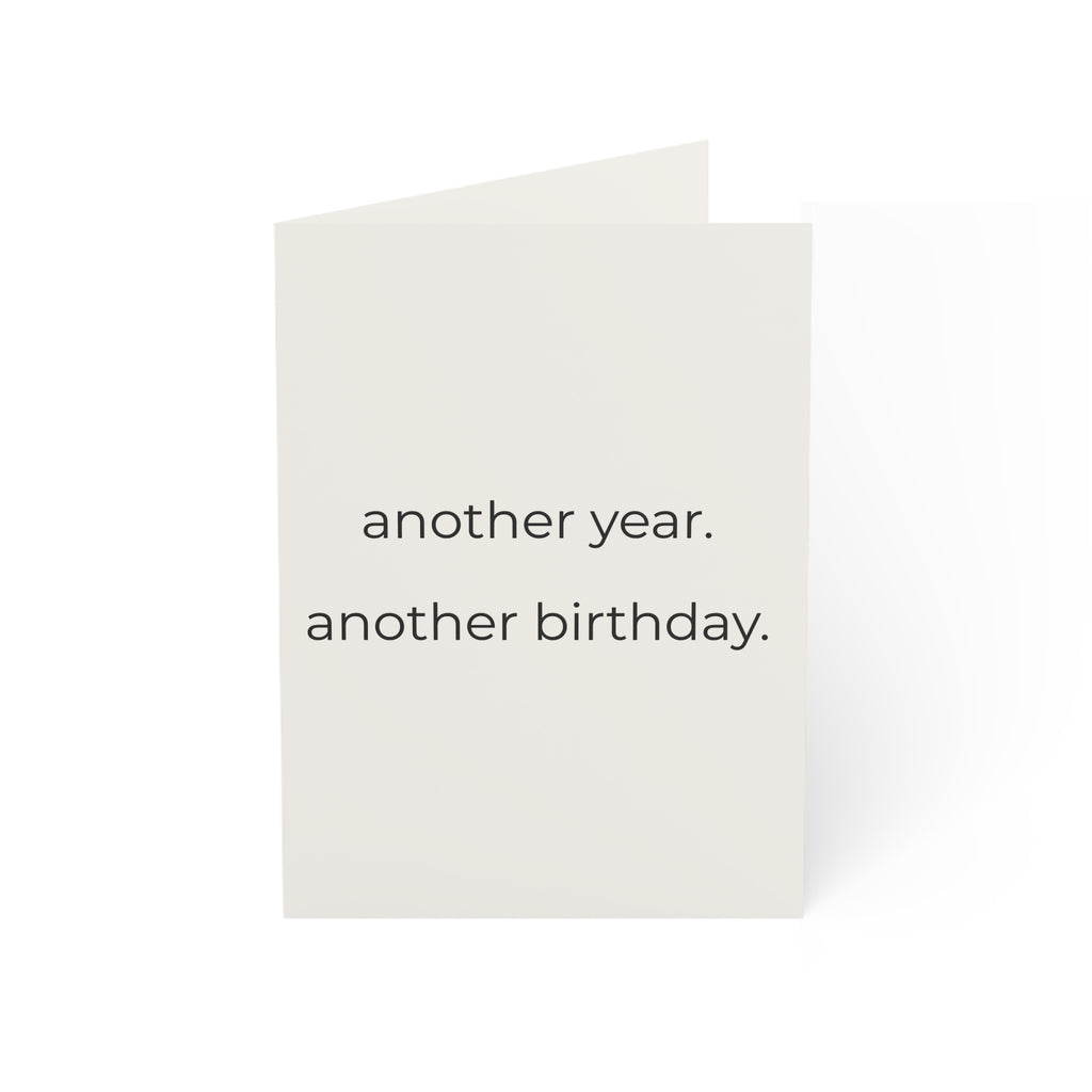 Sarcastic Office Birthday Card, Funny Birthday Card for Coworker, Dry Office Humor Card, Minimal Workplace Birthday Card