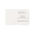 Premium Motherhood Overtime Card | Minimalist Mothers Day Stationery | Boutique Corporate Mom Gift | Rabbit Mom Burnout Card PTOplease