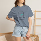 the "chasing hits" essential tee — minimal music logo t-shirt