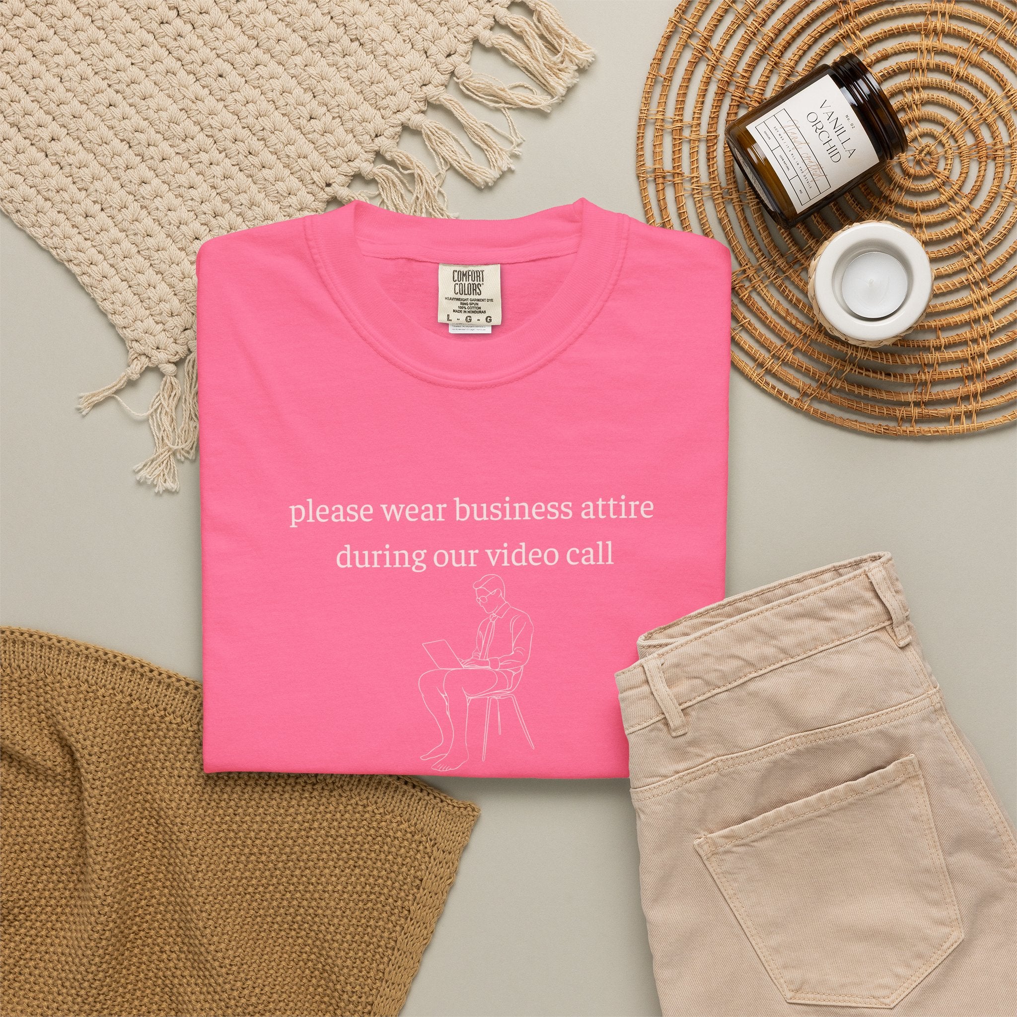 Please Wear Business Attire Shirt, Video Call Humor Tee, Remote Work Shirt, Office Humor Apparel, Work From Home Gift