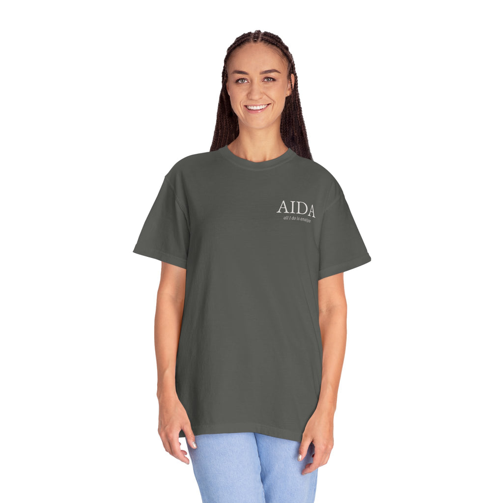 AIDA Shirt, All I Do Is Analyze Tee, Insurance Data Analytics Shirt, Insurance Analyst Apparel, AIDA Designation Gift