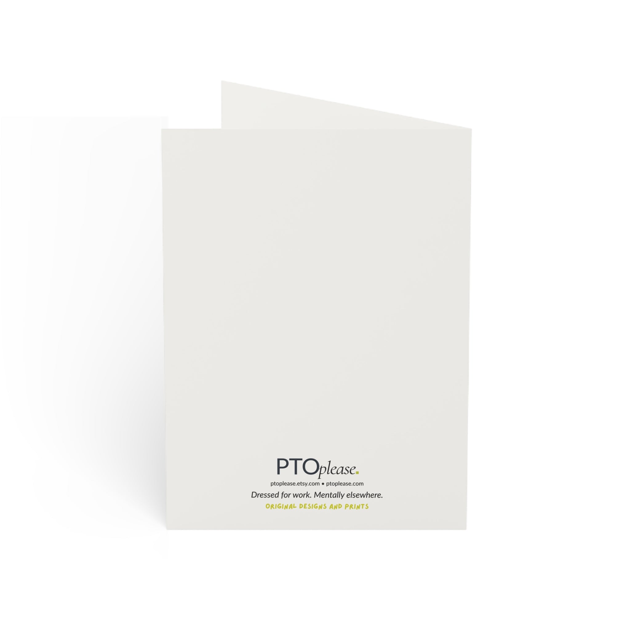Premium Motherhood Overtime Card | Minimalist Mothers Day Stationery | Boutique Corporate Mom Gift | Rabbit Mom Burnout Card PTOplease