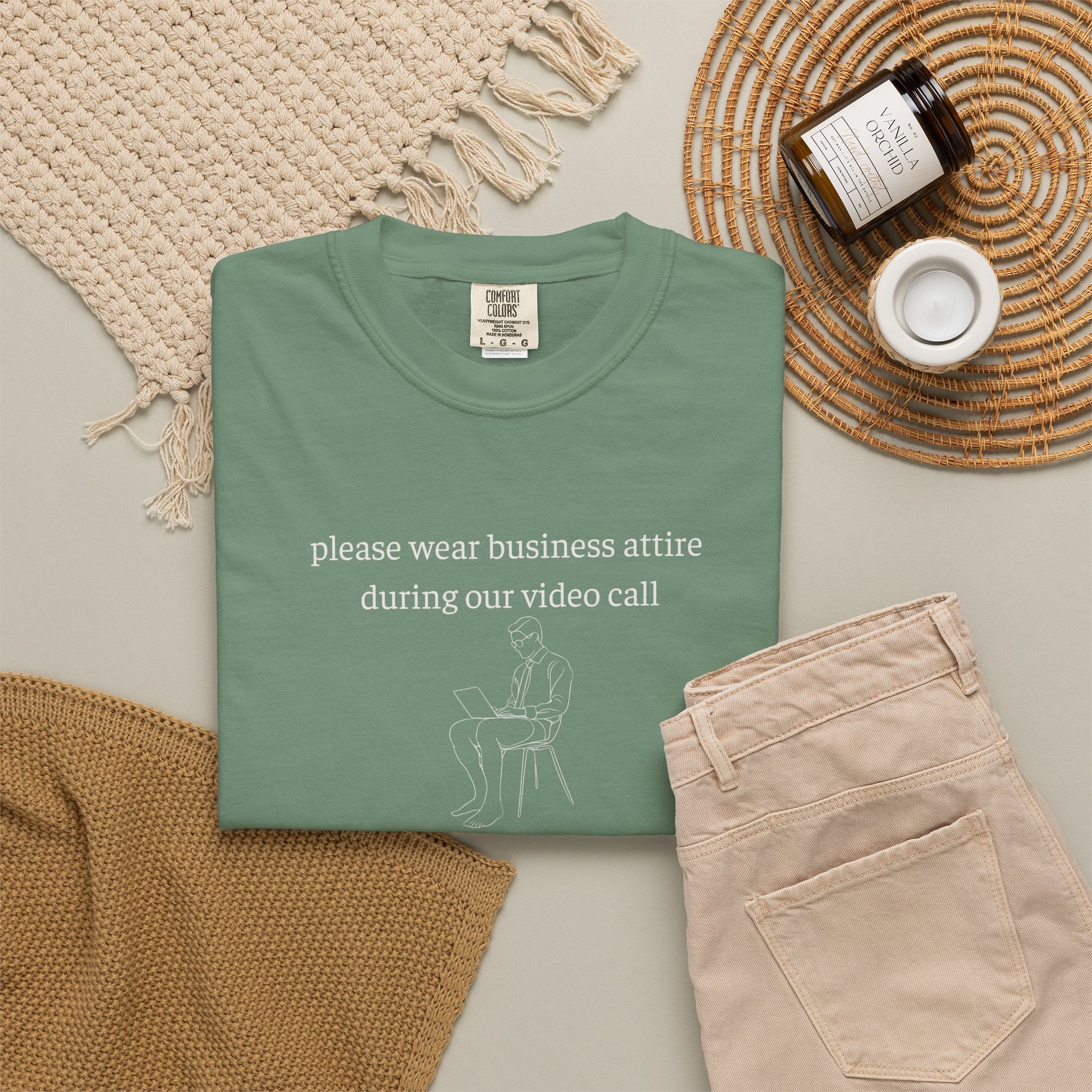 Please Wear Business Attire Shirt, Video Call Humor Tee, Remote Work Shirt, Office Humor Apparel, Work From Home Gift