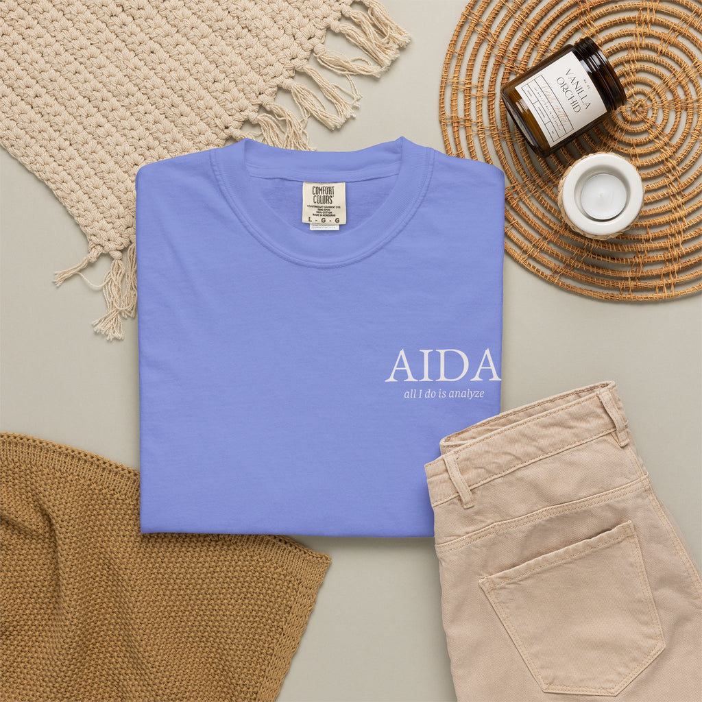 AIDA Shirt, All I Do Is Analyze Tee, Insurance Data Analytics Shirt, Insurance Analyst Apparel, AIDA Designation Gift
