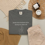 Please Wear Business Attire Shirt, Video Call Humor Tee, Remote Work Shirt, Office Humor Apparel, Work From Home Gift