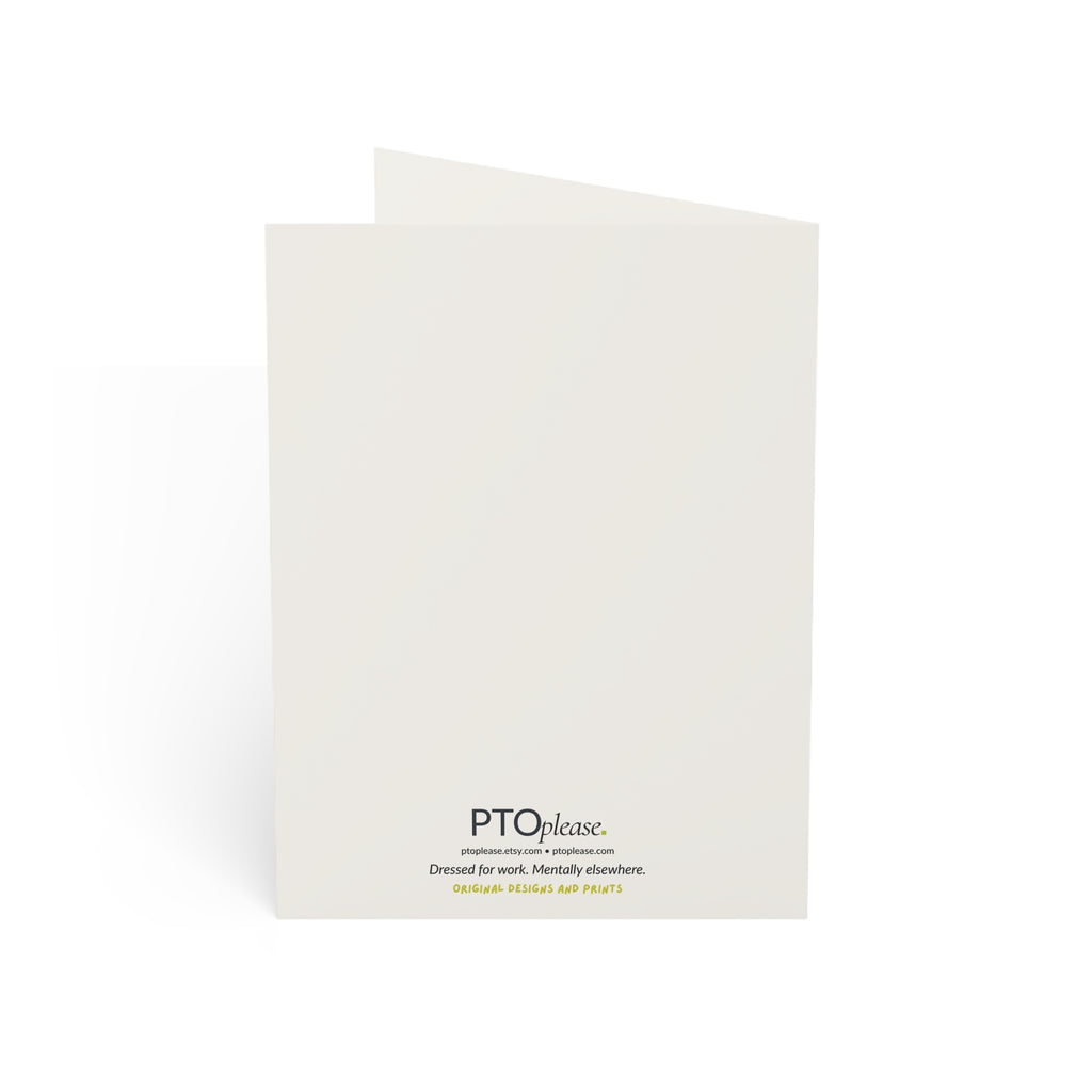 Sarcastic Office Birthday Card, Funny Birthday Card for Coworker, Dry Office Humor Card, Minimal Workplace Birthday Card