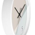 Minimalist 9 to 5 Wall Clock, Modern Office Clock with Lunch Time Design, Workday Humor Decor, Neutral Home Office Wall Art