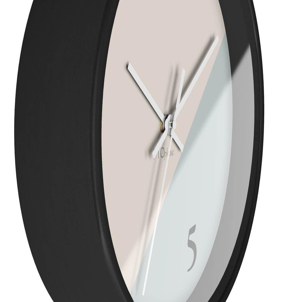 Minimalist 9 to 5 Wall Clock, Modern Office Clock with Lunch Time Design, Workday Humor Decor, Neutral Home Office Wall Art