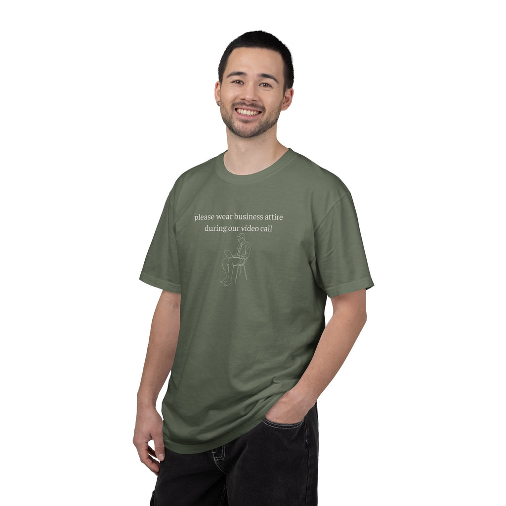 Please Wear Business Attire Shirt, Video Call Humor Tee, Remote Work Shirt, Office Humor Apparel, Work From Home Gift