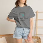 the "chasing hits" essential tee — minimal music logo t-shirt